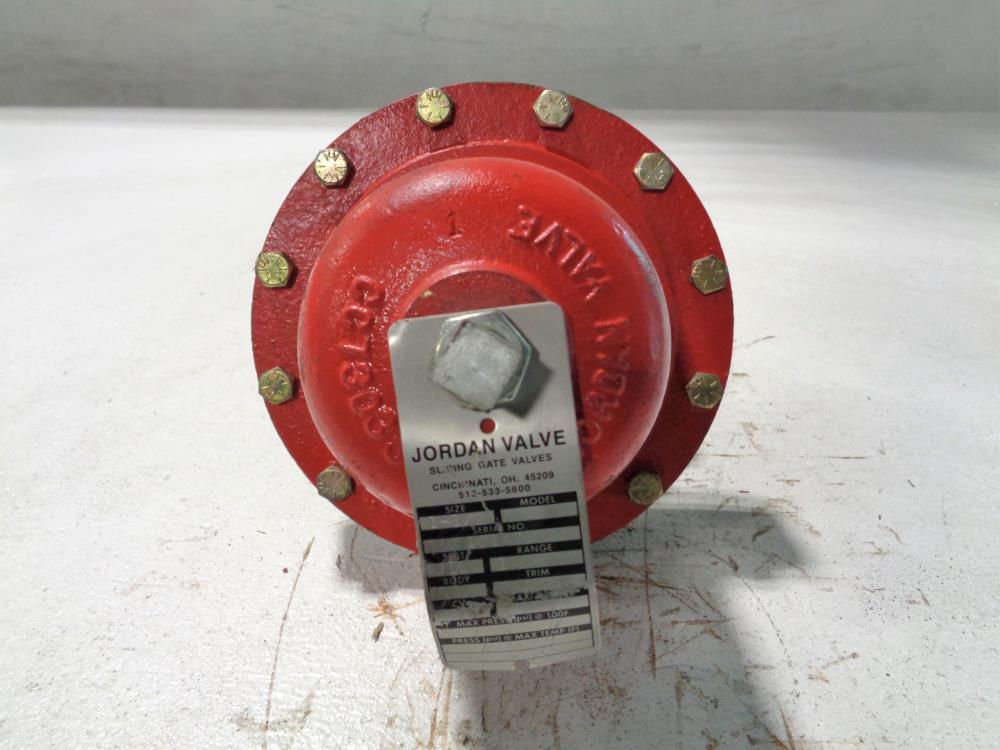 JORDAN SLIDING GATE PRESSURE REGULATOR 1-1/2" DUCTILE IRON MODEL 50